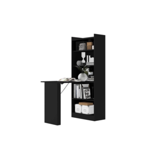 FOLDABLE DESK CABINET - BLACK