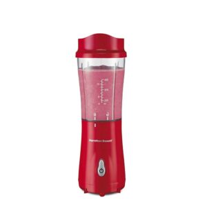 HAMILTON BEACH PORTABLE BLENDER - RASPBERRY