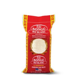 BONGU WHITE RICE 12.5KG, 27.5 LBS- 4.5POTS