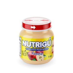 NUTRIGU COMPOTE APPLE 113GR