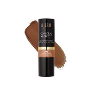 MIANI CONCEAL+ PERFECT FOUNDATIN STICK- WARM TOFFEE (0.46 OZ) VEGAN