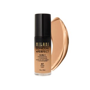 MILANI CONCEAL+ PERFECT 2-IN-1 FOUNDATION+ CONCEALER- SAND (1 FL. OZ.)