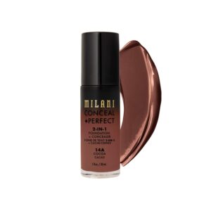 MILANI CONCEAL+ PERFECT 2-IN-1 FOUNDATION+ CONCEALER- COCOA (1 FL. OZ.)