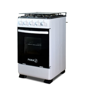 PANAS 20 IN. GAS OVEN, WHITE W/ STAINLESS STEEL WORKTOP
