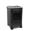 PANAS 4-BURNER FREESTANDING GAS RANGE - BLACK