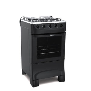 PANAS 4-BURNER FREESTANDING GAS RANGE - BLACK