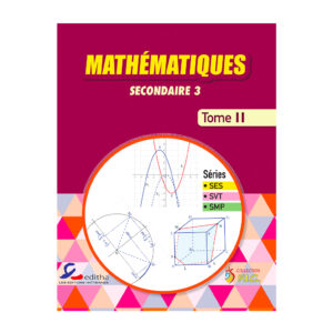 MATHEMATIQUES SECONDAIRE3 TOME 2