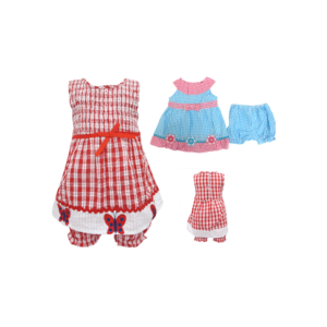 BABY 2PC SET DRESS WITH BLOOMER