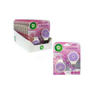 64 AIRWICK CAR FRESHNER TWIN VENT CLIP FLOWER BLOSSOM 8G