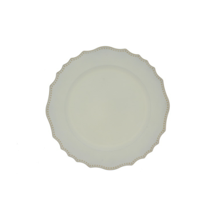 PP PLASTIC ROUND SHAPE CHARGER PLATE