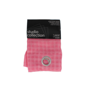 PLAID SHEER CURTAIN