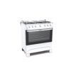 PANAS 6-BURNER FREESTANDING GAS RANGE W/ DOUBLE FLAME - WHITE
