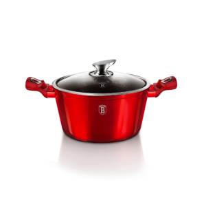 BERLINGER HAUS POT WITH MARBLE SURFACE AND LID 20CM