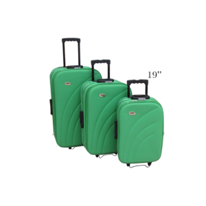 SUITCASE FOR TRAVEL- GREEN, 19''