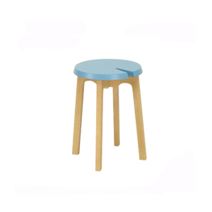 CHEVIS TABLE STOOL- BLUE