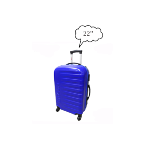 BLUE WILSON MALAGA TRAVELER SUITCASE- 22''