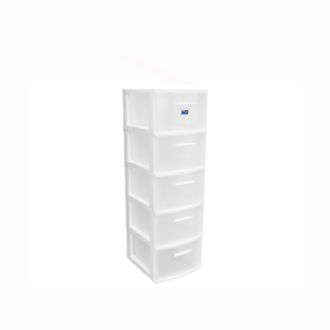 ECLYPSE CHEST OF OF DRAWERS 5 LEVELS- WHITE