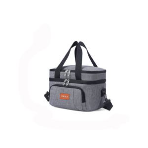 GREY LARGE LUNCH BAG BOX FOR WOMEN