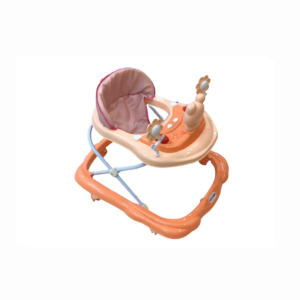 ORANGE BABY WALKER ADJUSTABLE WITH MUSIC