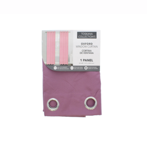WINDOW CURTAIN OXFORD 1 PANEL- 54''*90''(137*228.5CM)- PINK