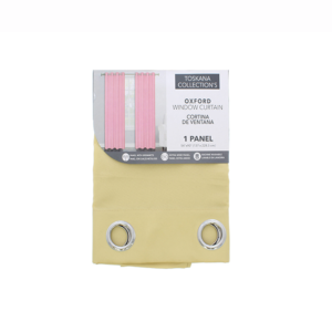 WINDOW CURTAIN OXFORD 1 PANEL- 54''*90''(137*228.5CM)- YELLOW: