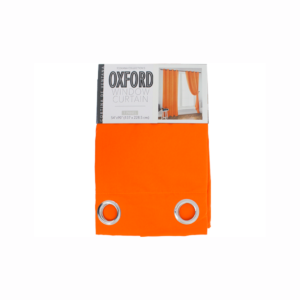 WINDOW CURTAIN- ORANGE COLOR 54''*90''(137*228.5CM)