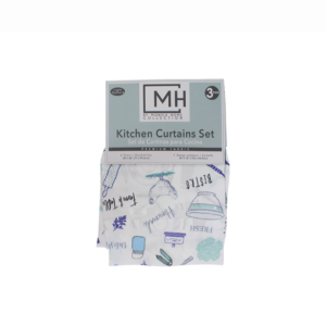 KITCHEN CURTAINS SET MULTICOLOR