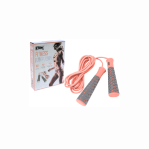FITNESS JUMP ROPE , EDX WORKOUT, EXERCISE, TANGE-FREE, HAND GRIP- CORAL10FT