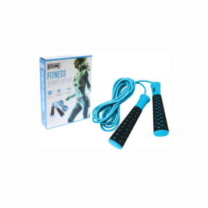 BLUE EDX, FITNESS JUMP ROPE, WORKOUT, TANGE-FREE, HANG GRIP- 10FT