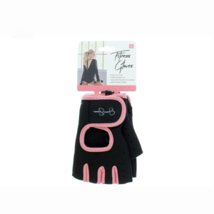 PROFESSIONAL FITNESS GLOVES- BLACK/ PINK, S