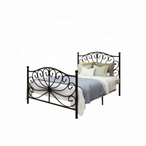 IRON BED- BLACK 200*100*110CM