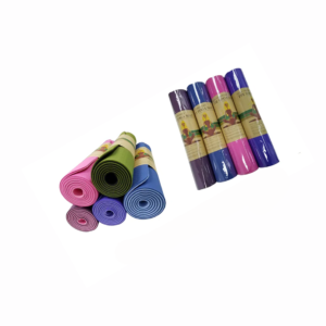 WHOLESALE CUSTOM LOGO SIZE 6MM (THICKNESS) INDOOR NO SLIP WEIGHT LOSS FITNESS TPE YOGA MAT