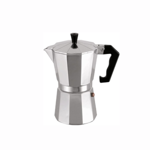 3 CUPS ALUMINIUM COFFEE MAKER, SILVER