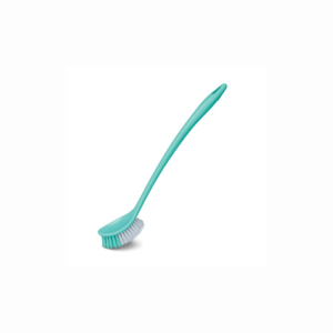 MILTON SINGLE SIDE BRISTLE TOILET PLASTIC BRUSH (AQUA GREEN, PACK OF 1 PIECE)