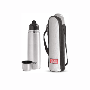 BULLET FLASK 750ML WITH FLIP LID STEEL (20PCS)