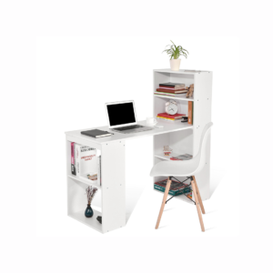 DESK WITH BOOKCASE (1 SET)