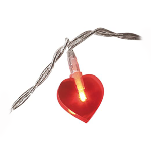 LED DECORATIVE LAMP, VALENTINE'S DAY- RED