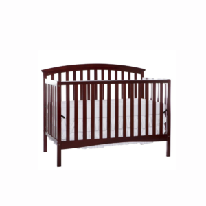 CONVERTIBLE BABY CRIB- RED