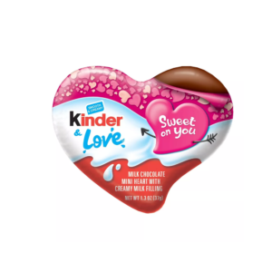 KINDER VALENTINE'S LOVE HEART- 1.3OZ