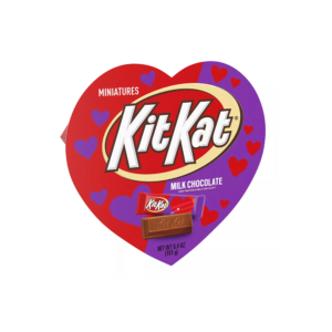 KIT KAT MINIATURES VALENTINE'S MILK CHOCOLATE HEART BOX- 6.4OZ