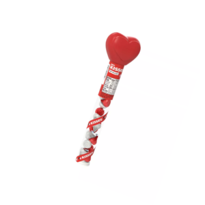 HERSHEY'S KISSES VALENTINE'S MILK CHOCOLATE HEART CANE- 2.24 OZ
