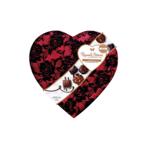 RUSSELL STOVER VALENTINE'S ASSORTED CHOCOLATES SECRET LACE HEART- 10OZ