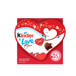 KINDER VALENTINE'S LOVE MINIS HEART 3.7OZ