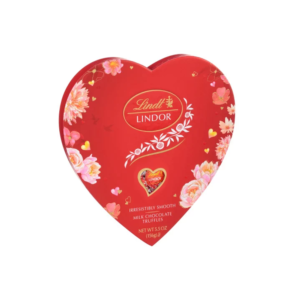 LINDT LINDOR VALENTINE'S MILK CHOCOLATE TRUFFLES HEART- 5.5OZ