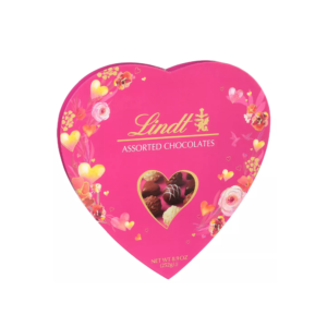LINDT VALENTINE'S CLASSIC HEART ASSORTED CHOCOLATED CHOCOLATES- 8.9OZ