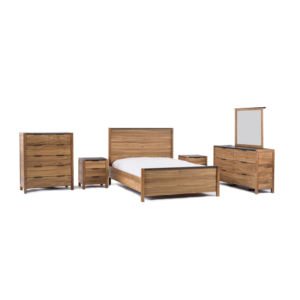 QUEEN WOOD BEDROOM SET