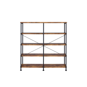 COASTER BOOKCASE, ANTIQUE NUTMEG