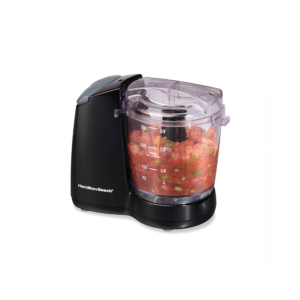 3 CUPS FOOD SHOPPER- 6.8 H x 3.75 W x 7.1 D, BLACK