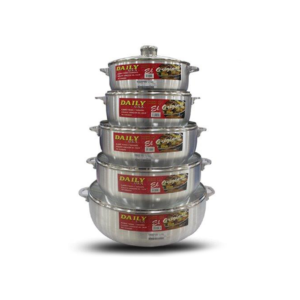 ALUMINIUM DUTCH OVEN POT WITH LID- NICKEL