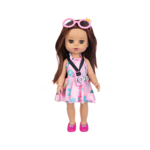 GIRL DOLL 14-INCH REALISTIC LIFELIKE VIVID GIRL DOLLS SOFT SIMULATION SILICONE VINYL